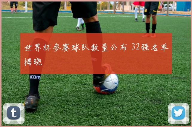 世界杯参赛球队数量公布 32强名单揭晓