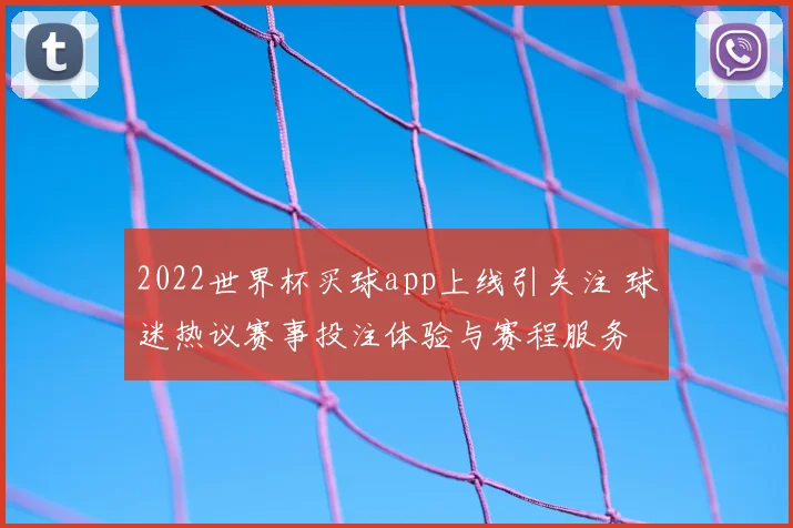 2022世界杯买球app上线引关注 球迷热议赛事投注体验与赛程服务