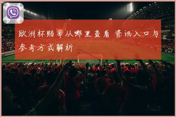 欧洲杯赔率从哪里查看 资讯入口与参考方式解析